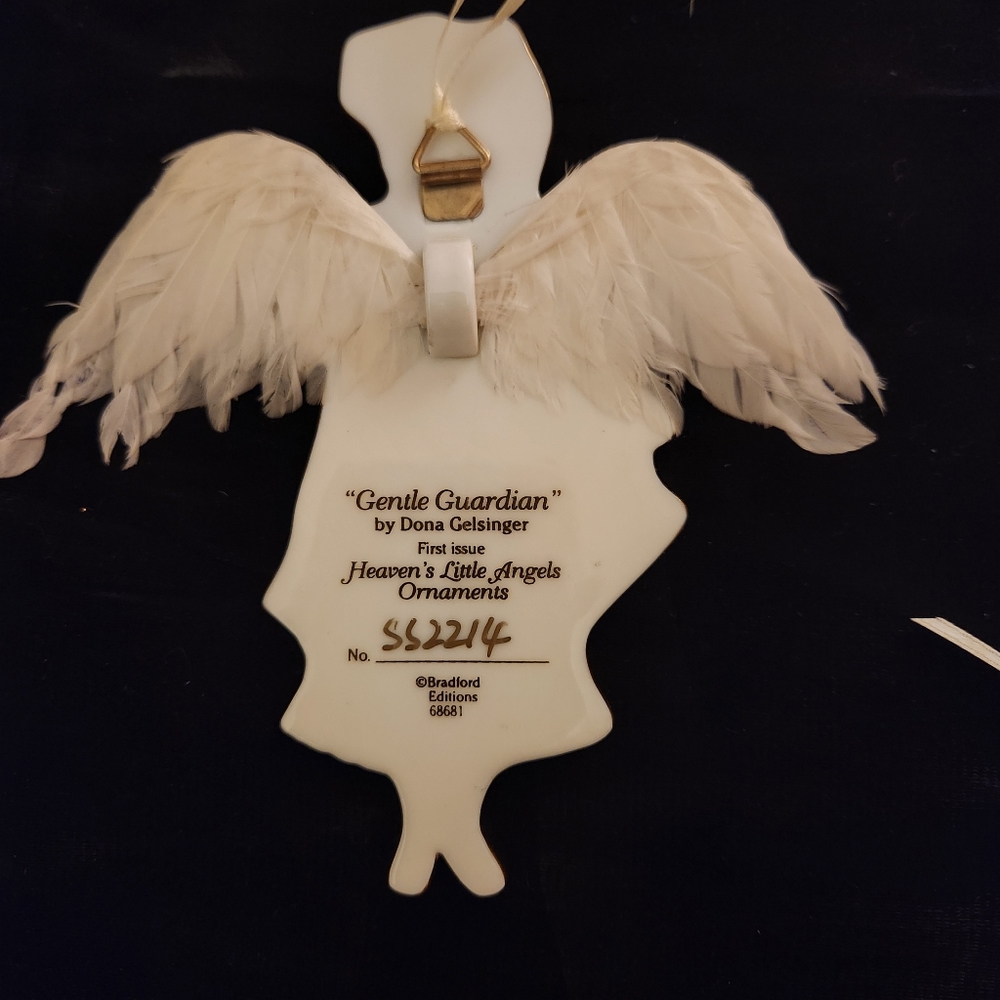 Bradford Exchange Heaven's Little Angels Christmas Ornaments Set of 3 Ornaments - Picture 9 of 11